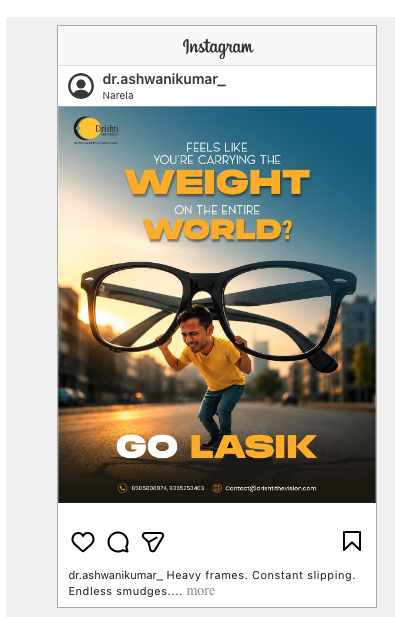 LASIK Ad Creative